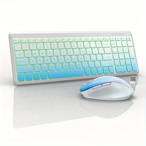 Rechargeable Wireless wireless Silent Keyboard And Mouse Set Backlit Office Notebook Desktop Computer External Keyboard Mouse